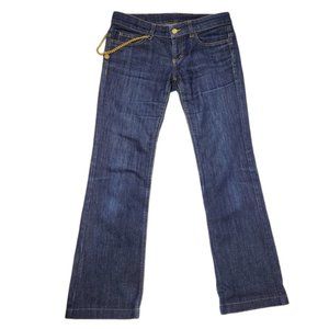 Gucci Straight Leg Jeans with Chain